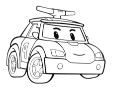 Robocar poli Onlayn Rəngləmə